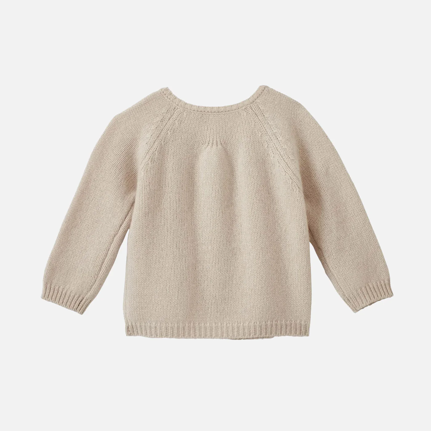 Baby Cashmere Rosa Cardigan - Ecru - Image 2