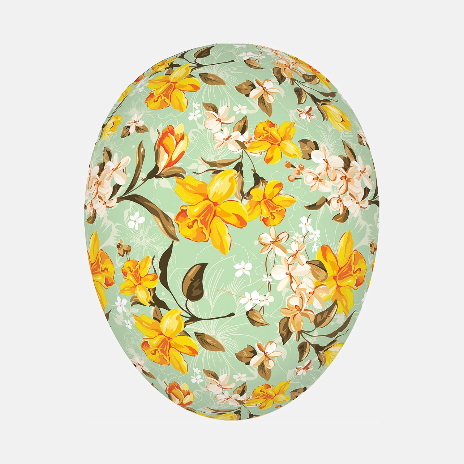 Paper Mache Large Easter Egg - Flowerage - More Options - Image 2