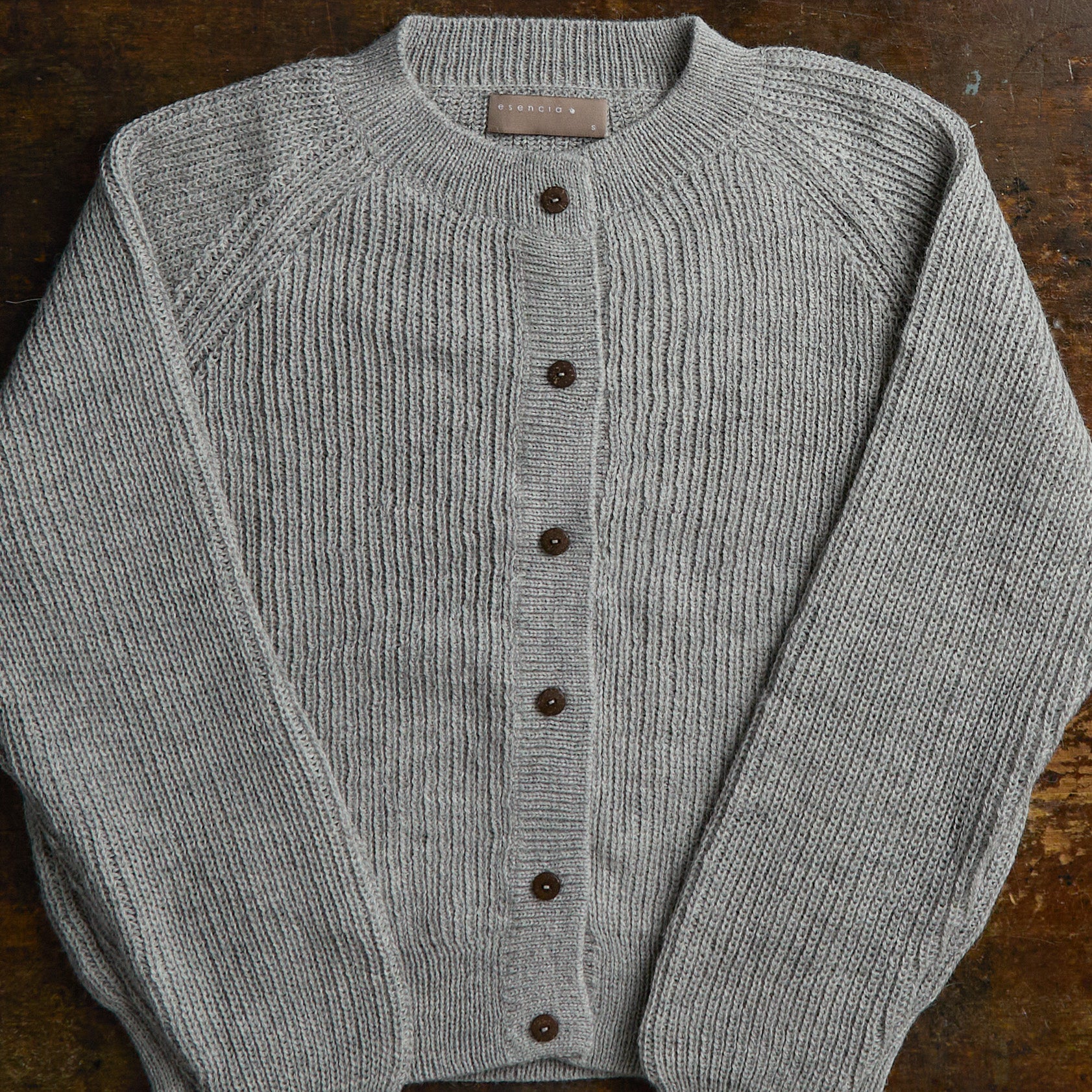 Women's Alpaca Mona Cardigan - Dove - Image 4