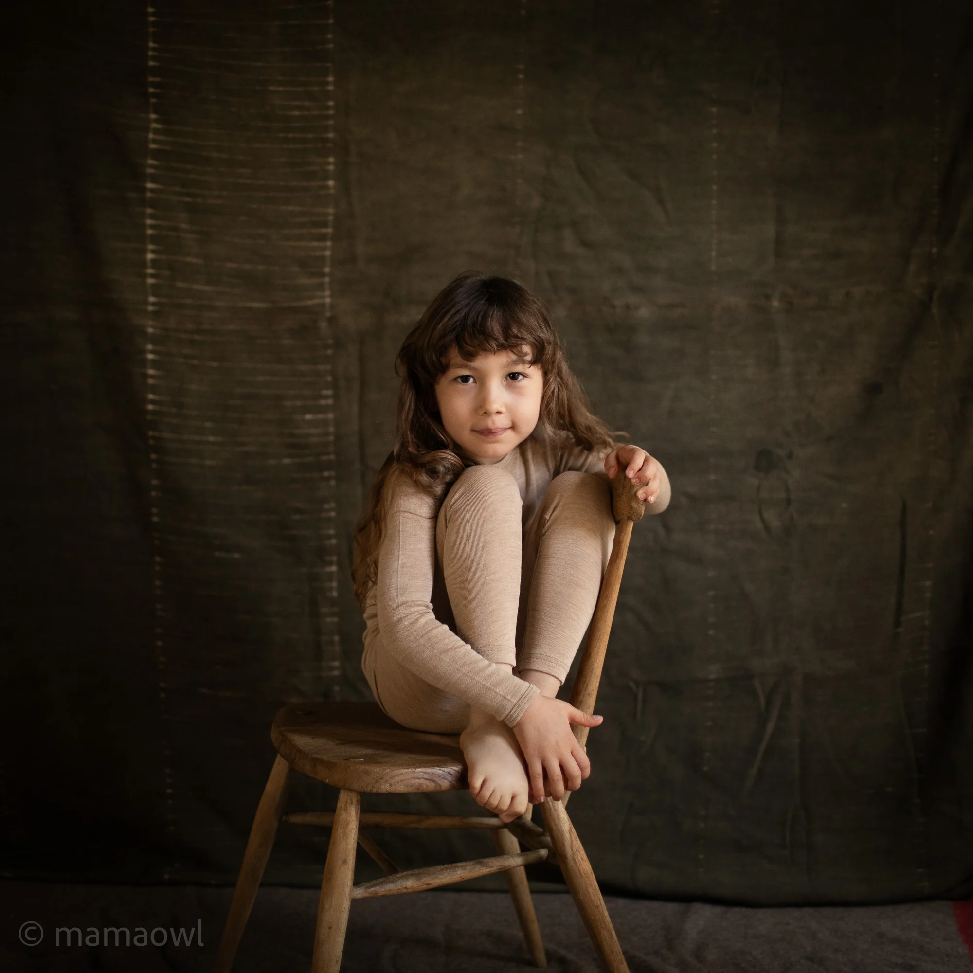 Finch Leggings - Merino Wool & Silk - Sandstorm - Image 4