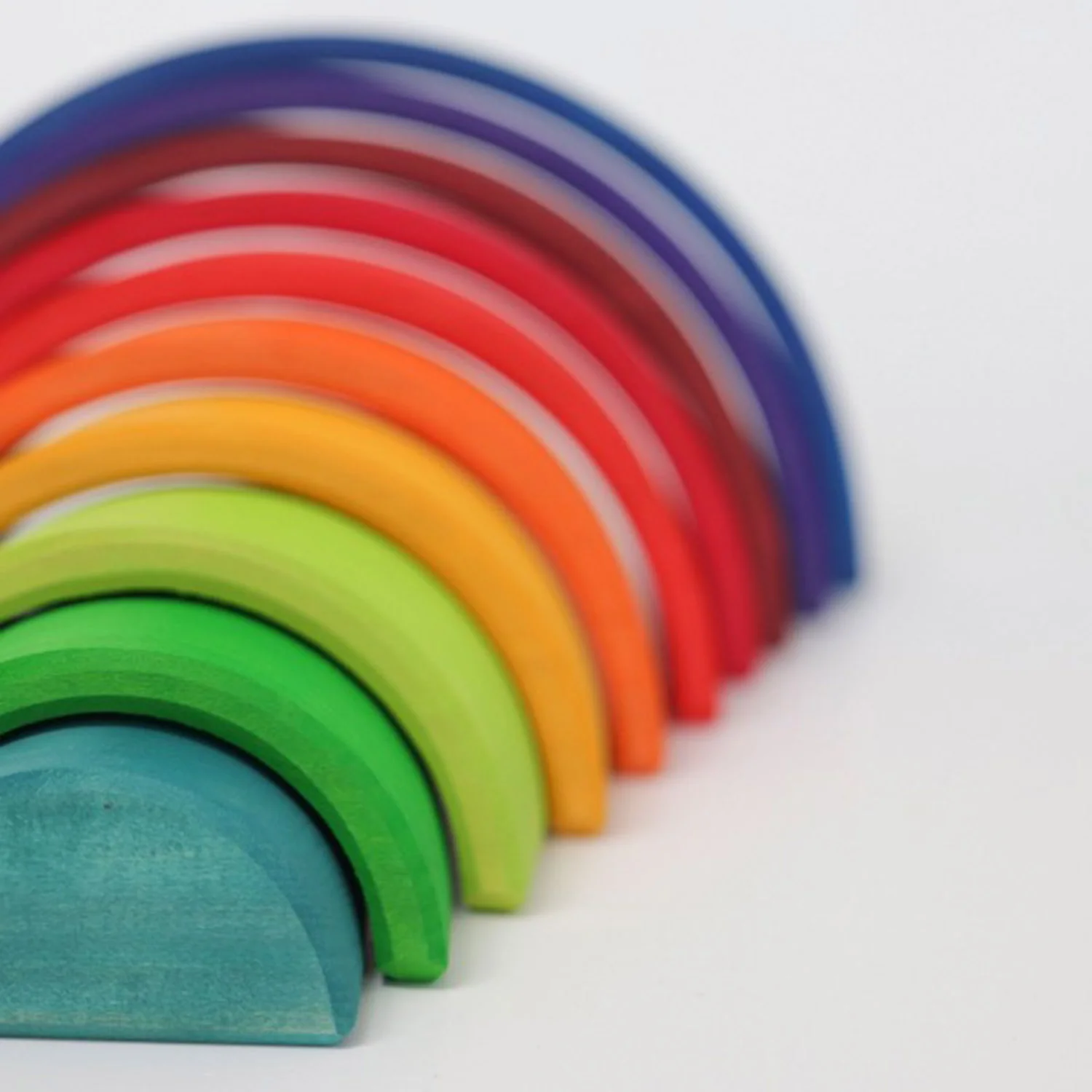 Wooden 10 Piece Rainbow - Counting - Image 7
