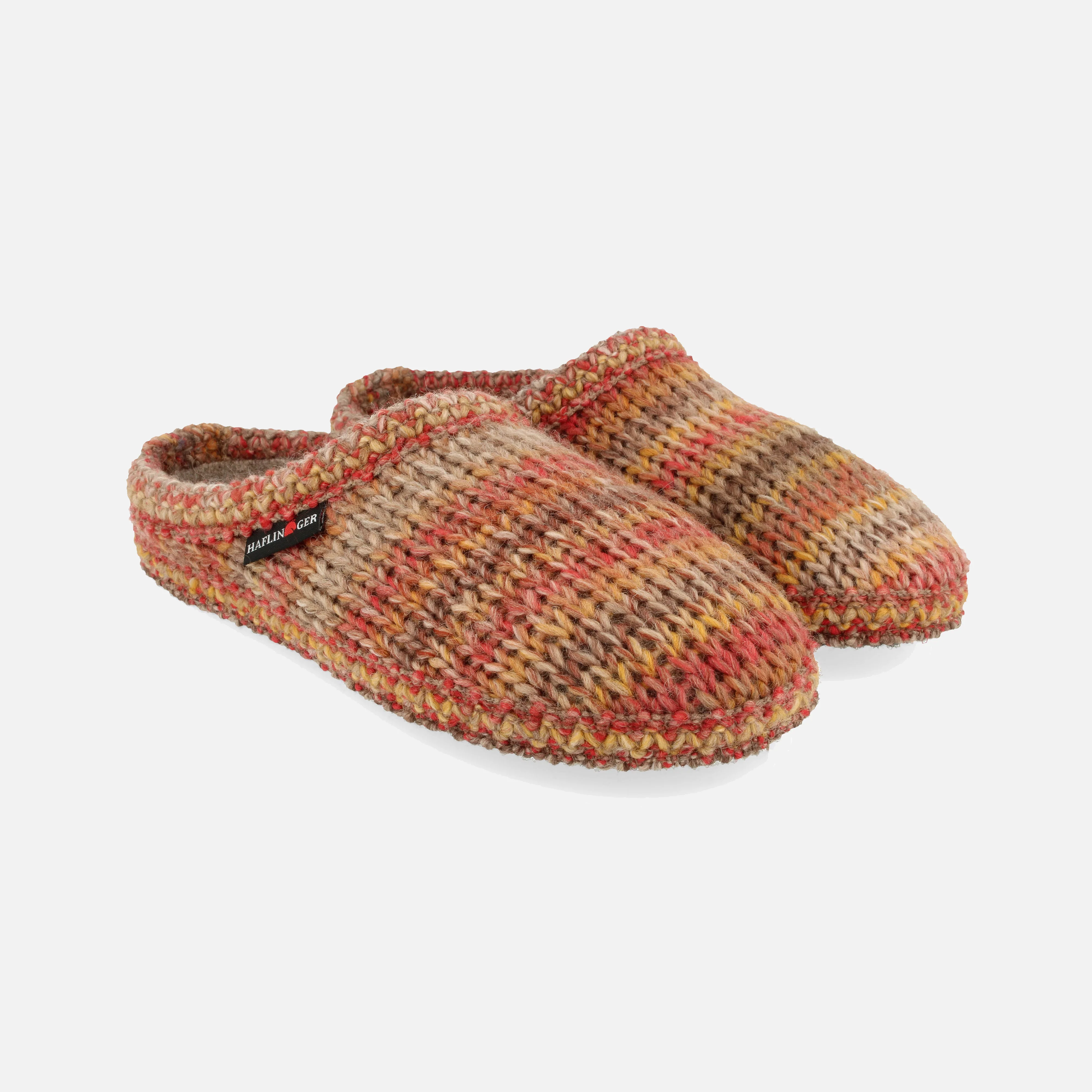 Adult's Tricoté Slippers - Rust - Image 2
