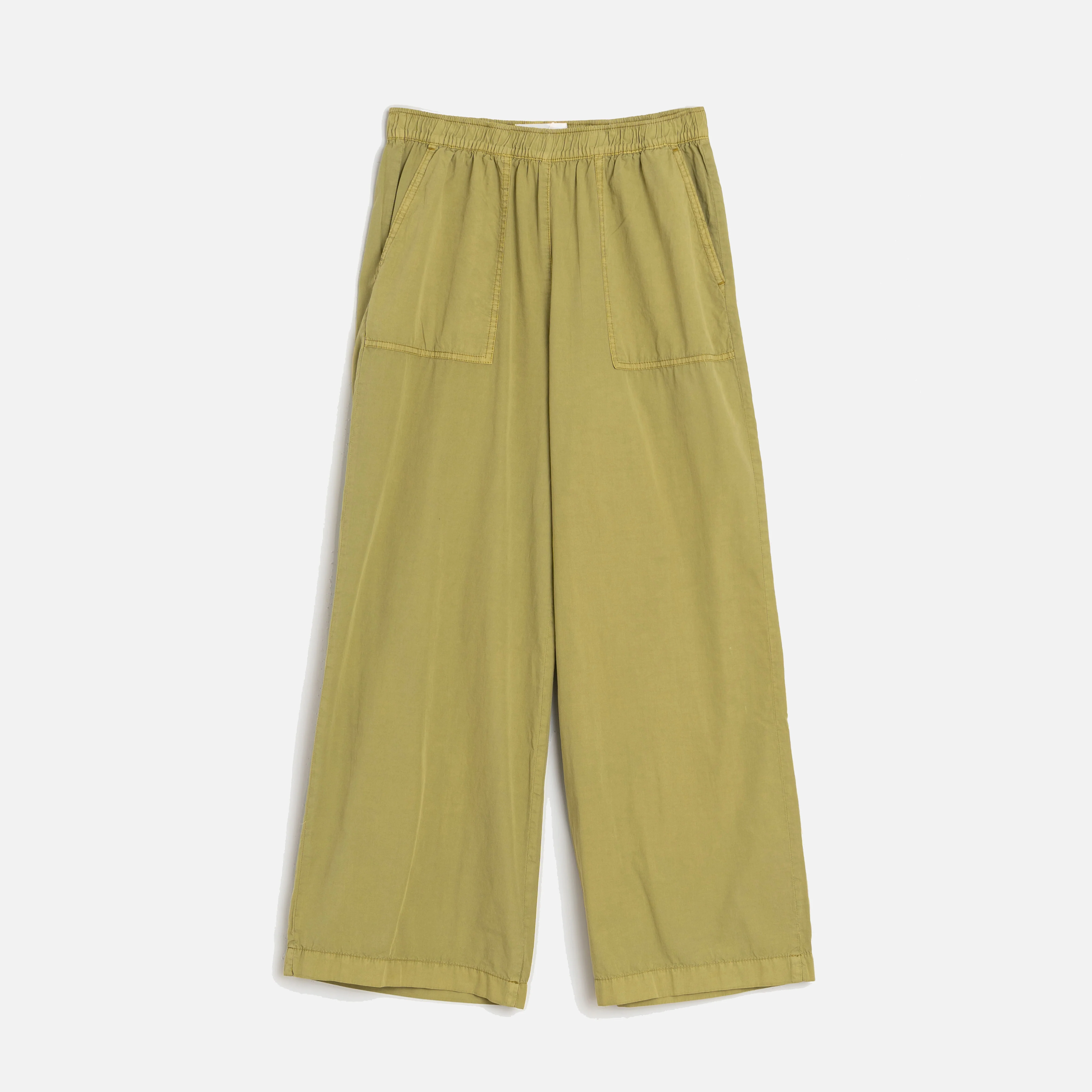 Women's Cotton Poplin Lightweight Trousers - Manzana - Image 2