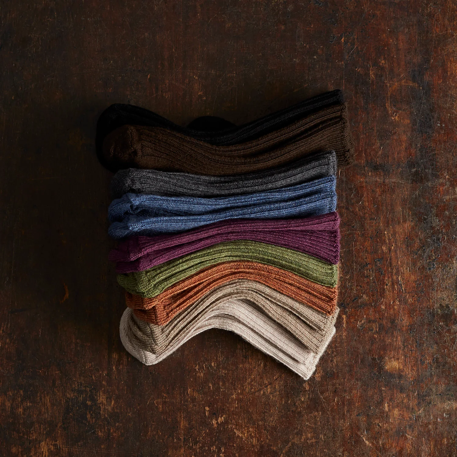 Baby & Kids Merino Wool Socks - Dark Grey Melange - Image 3
