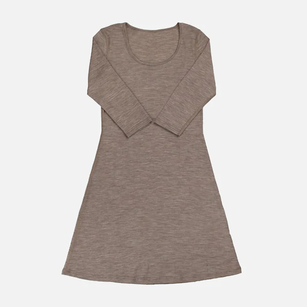 Women's Merino Wool/Silk Night Dress - Birch