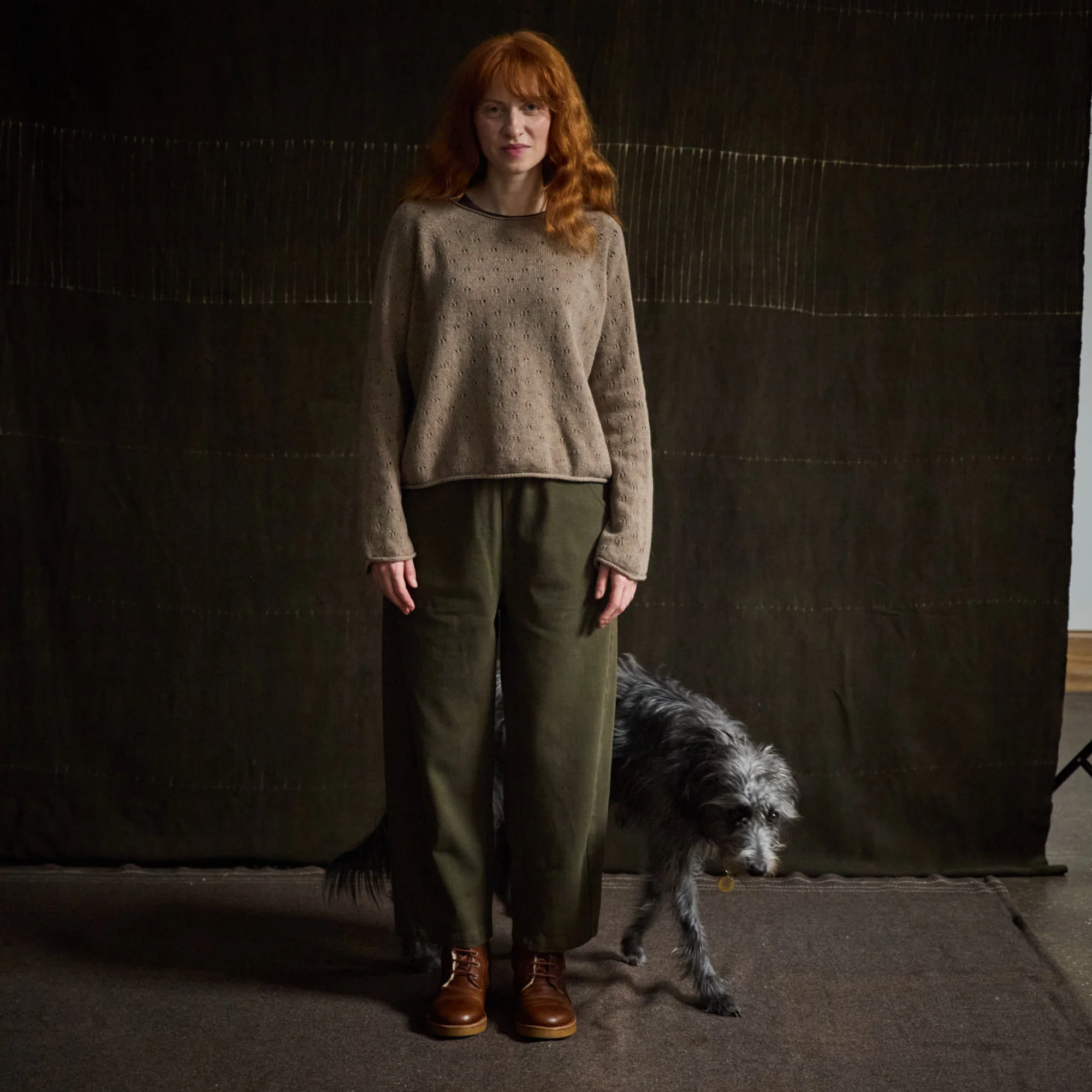 Women's Cotton Arc Pants - Olive Canvas - Image 6