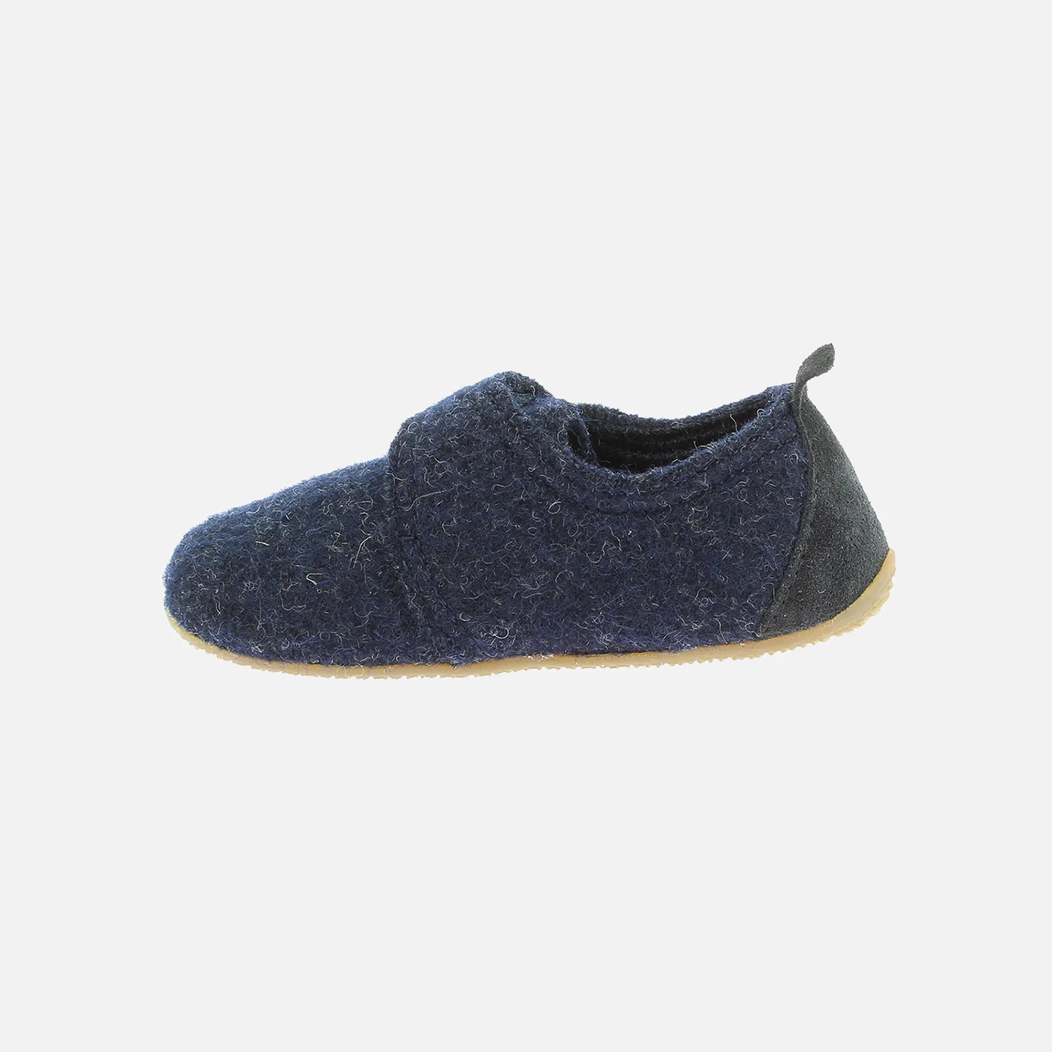 Boiled Wool Slipper Shoe - Night Blue - Image 3