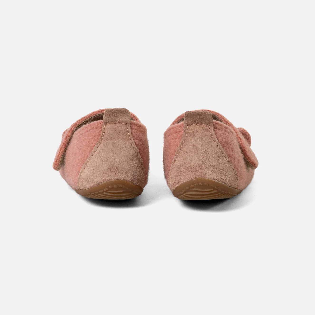 Boiled Wool Ballerina Slipper Shoe - Peach Kitten - Image 7