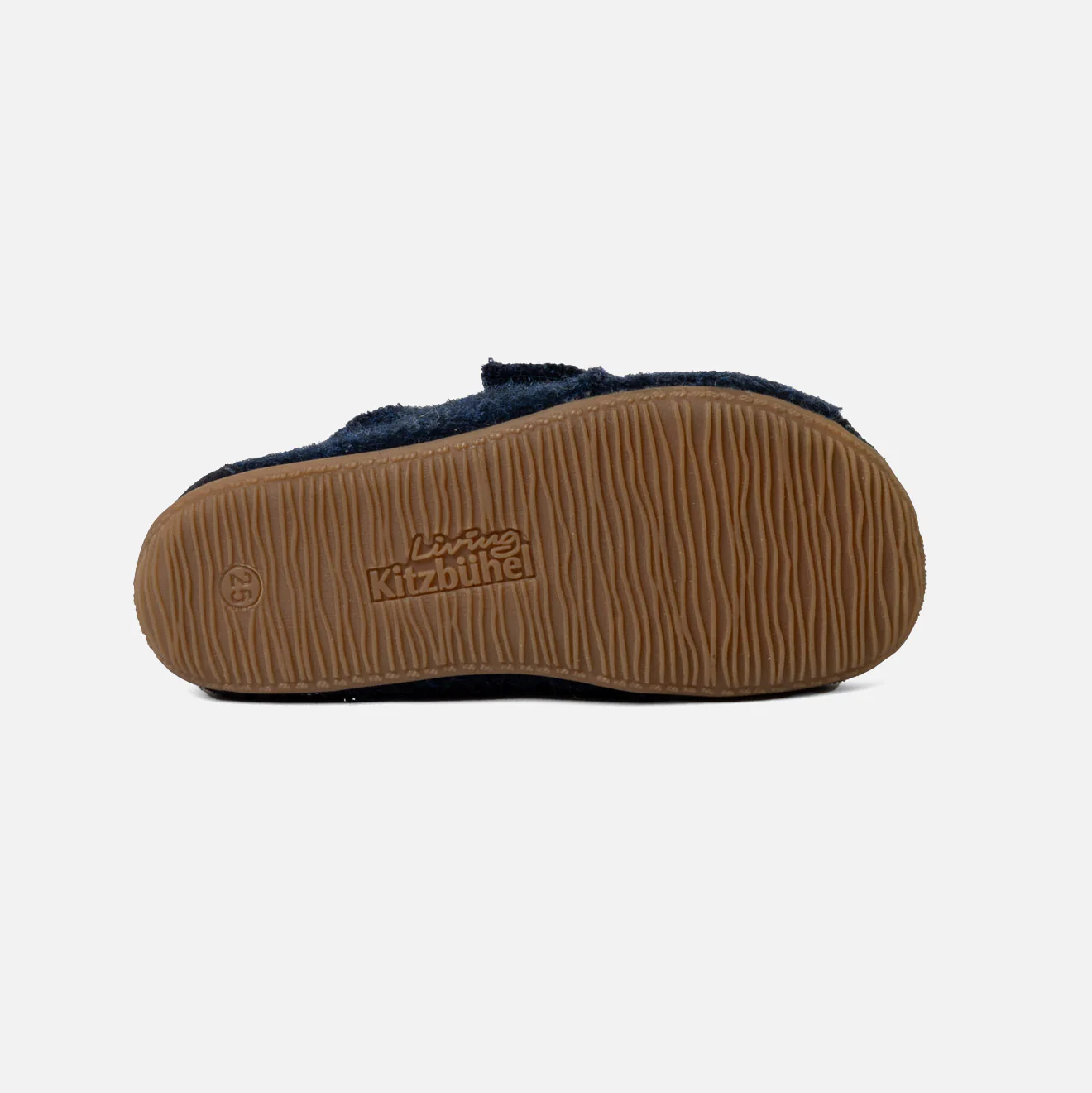 Boiled Wool Toe Cap Slipper Shoe - Night Blue - Image 8