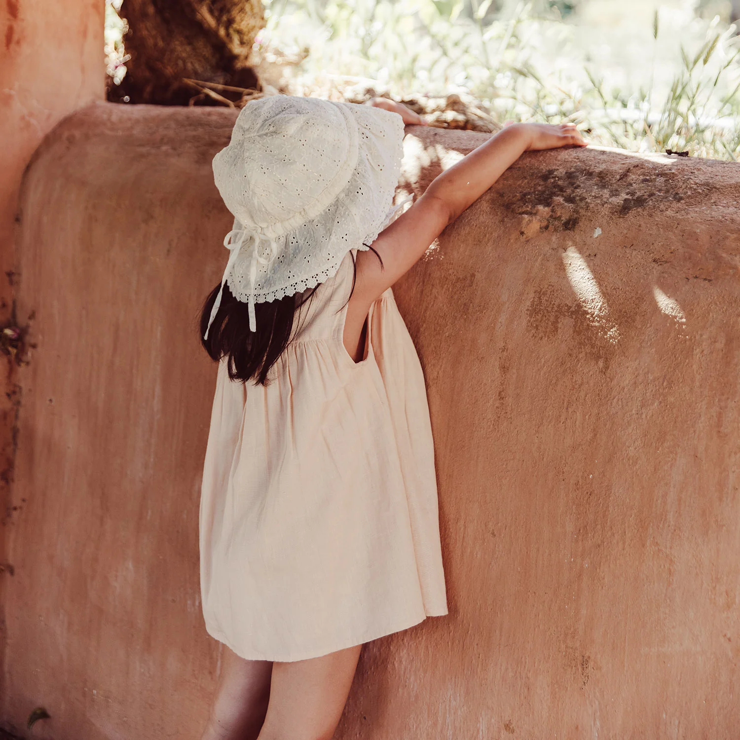 Cotton/Linen Warie Dress - Blush - Image 5