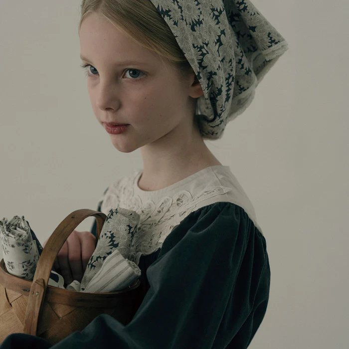 Cotton Corduroy Grandis Dress - Charcoal - Image 5