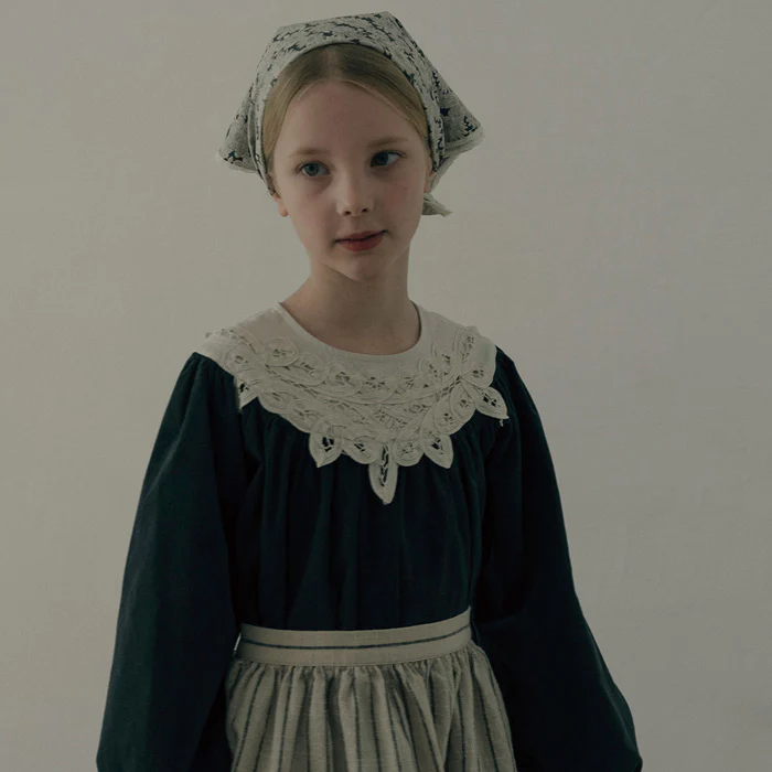 Cotton Corduroy Grandis Dress - Charcoal - Image 6