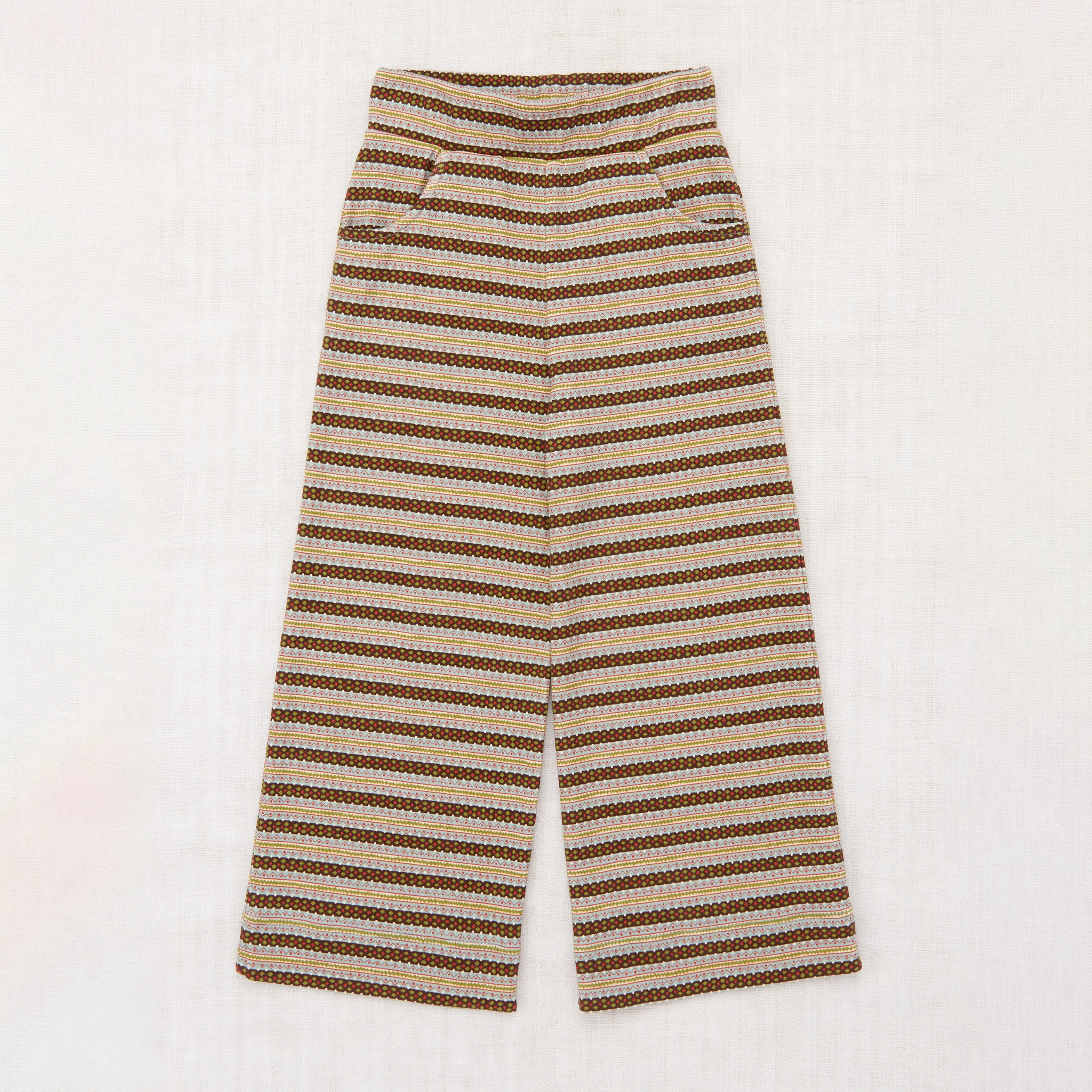 Pima Cotton A Pant - Overcast Rodeo