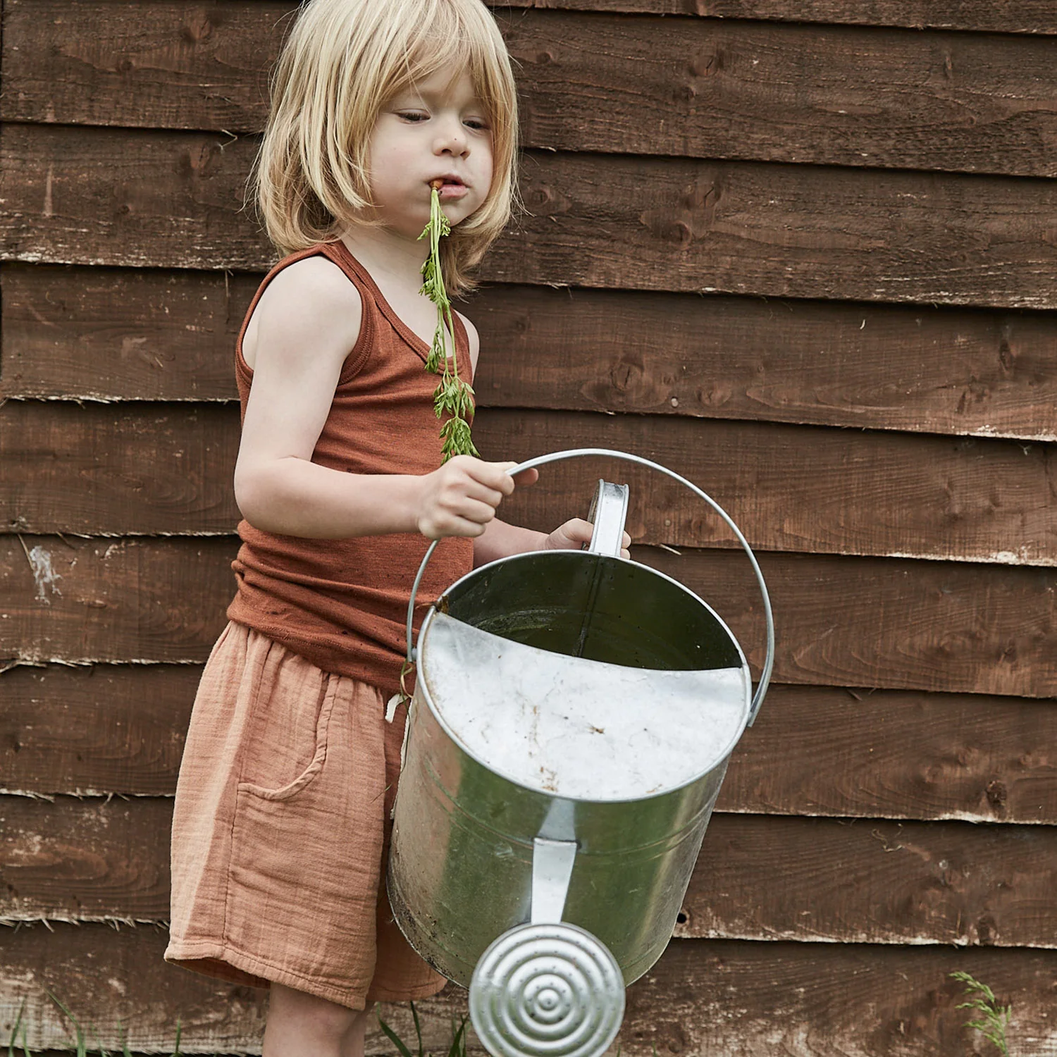 Swift Top - Merino Wool & Silk - Deep Rust - Image 3
