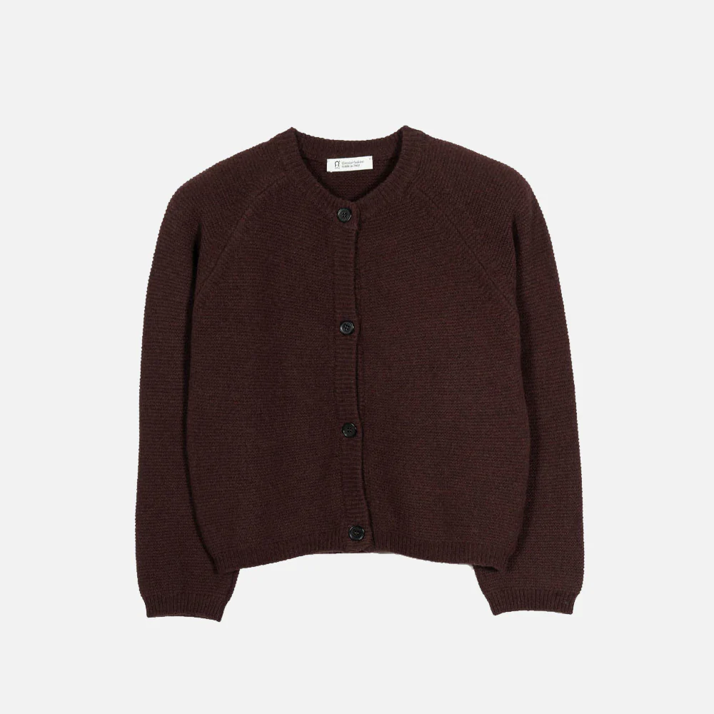 Women's Recycled Cashmere Mafalda Cardigan - Brown Caffè - Image 3