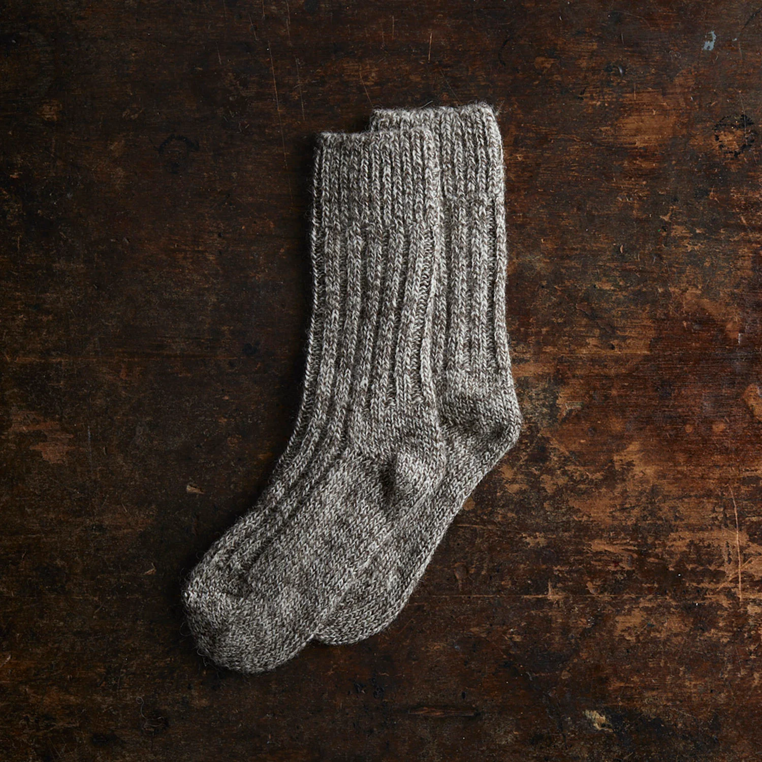 Adults Wool Jacob Socks - Loam - Image 2