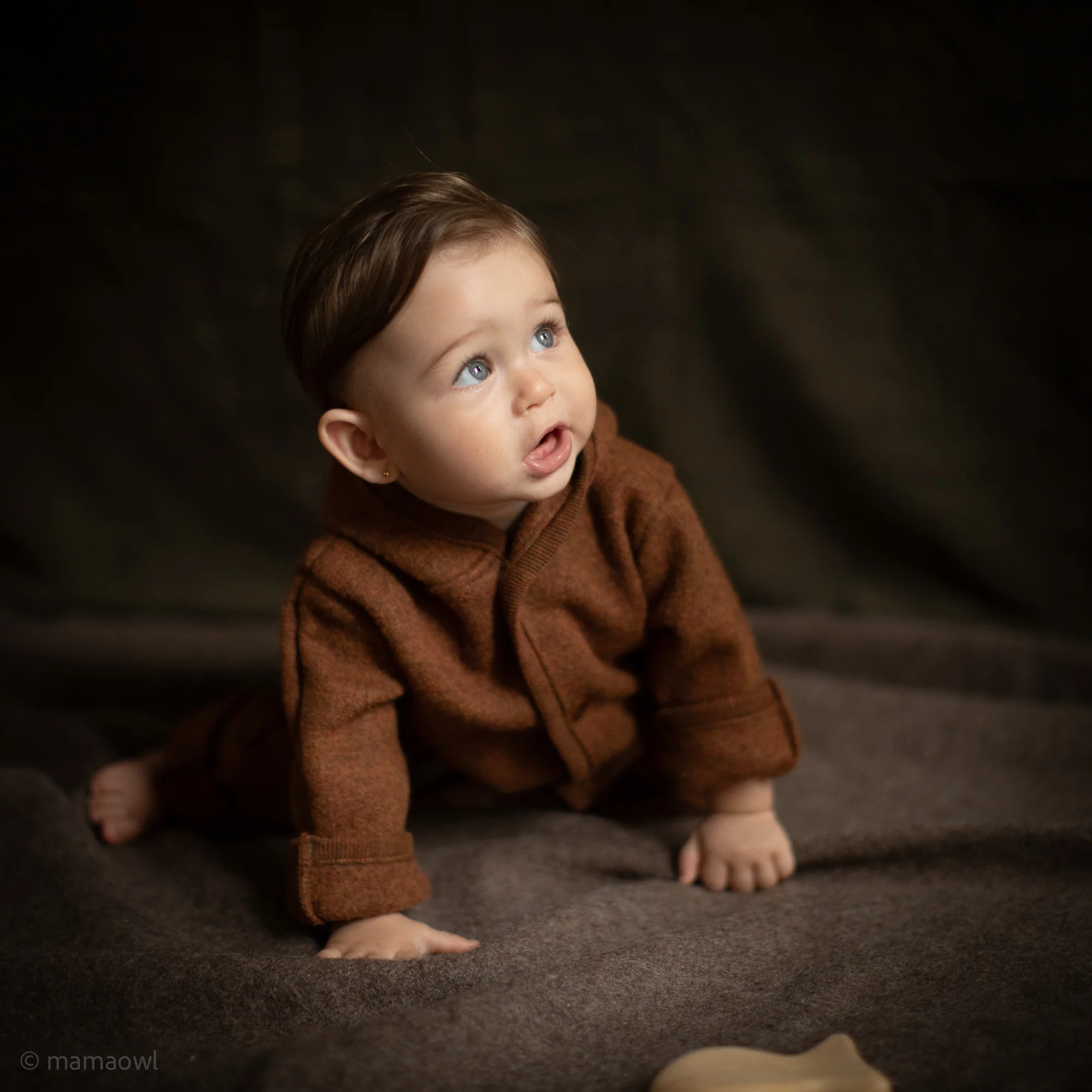 Baby & Kids Overall - Boiled Merino Wool - Auburn - Image 7