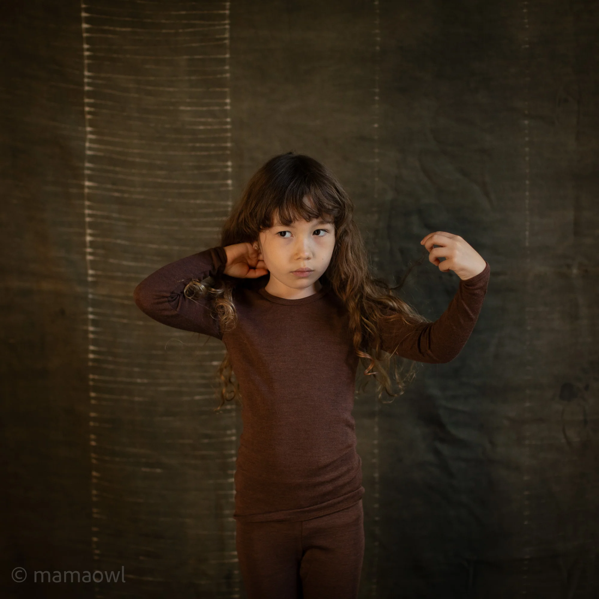 Lark Top - Merino Wool & Silk - Squirrel - Image 3