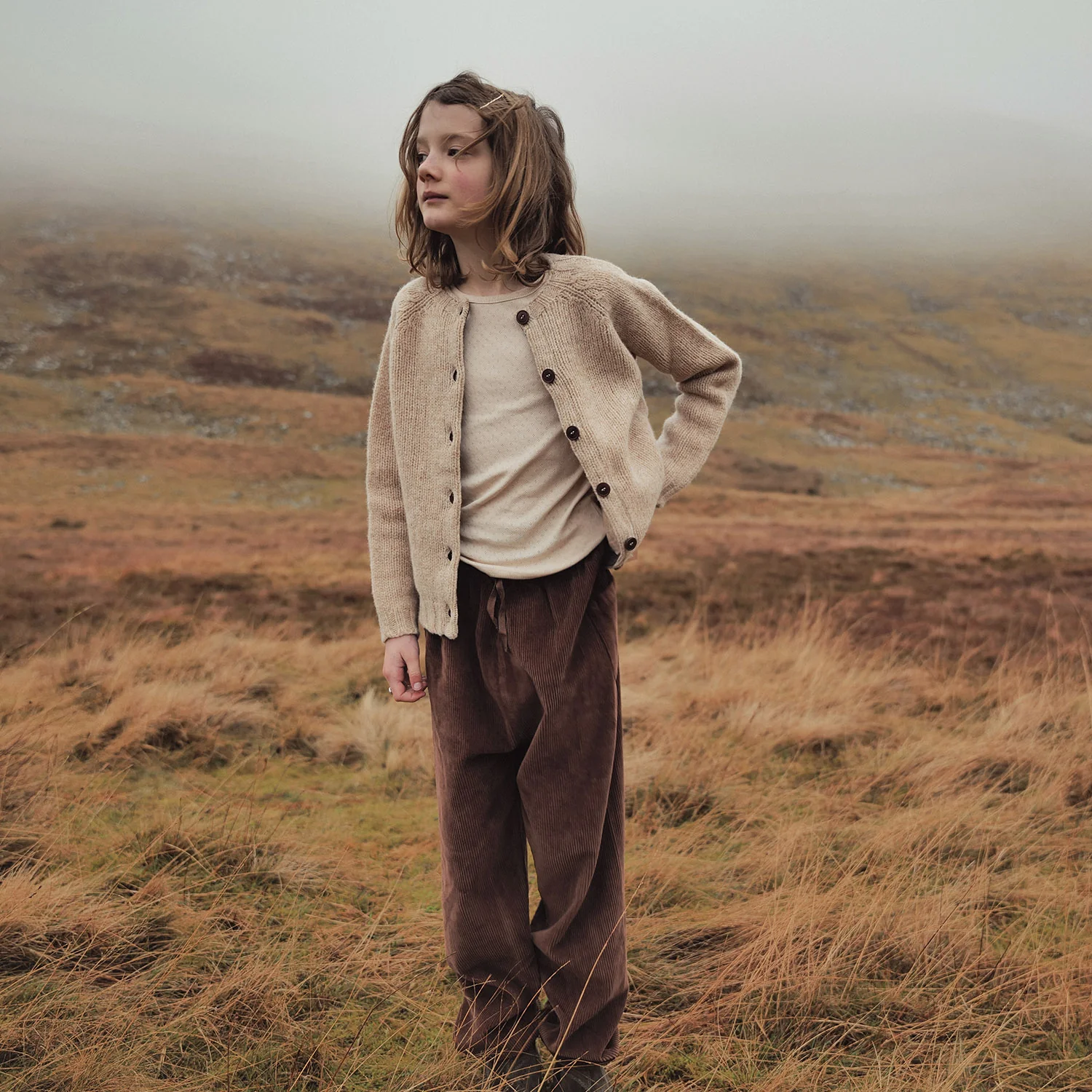 Coast Kids Cardigan - Lambswool - Mallow - Image 2