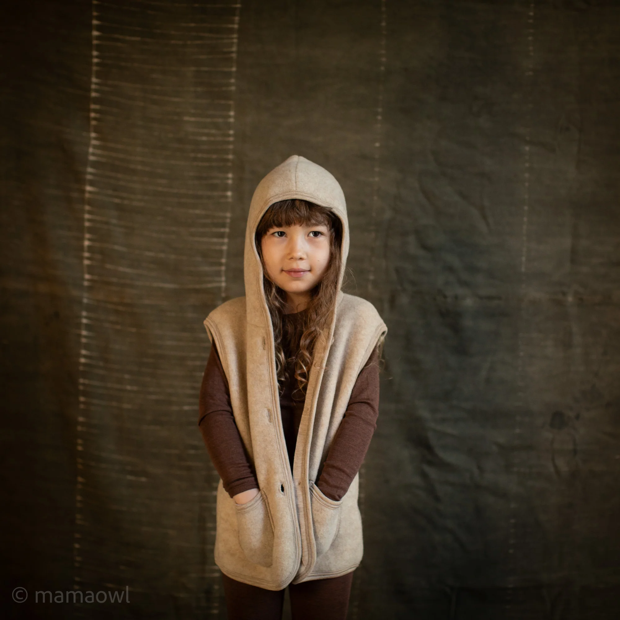 Falcon Vest - Merino Wool Fleece - Sandstorm - Image 4