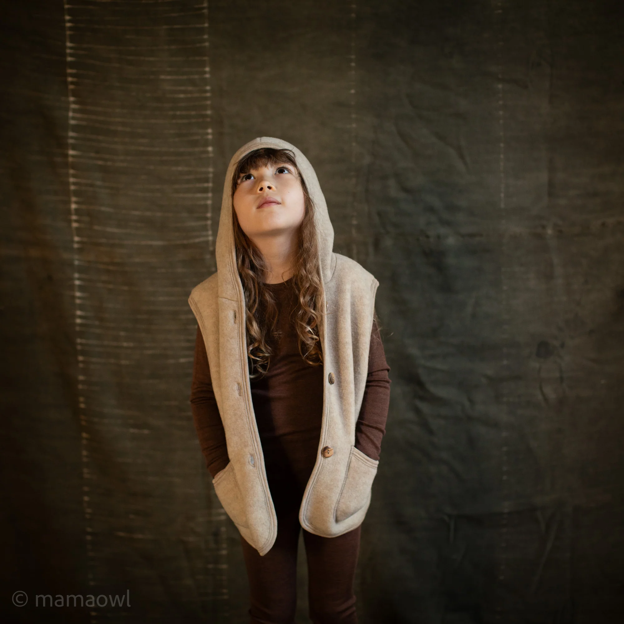 Falcon Vest - Merino Wool Fleece - Sandstorm - Image 6