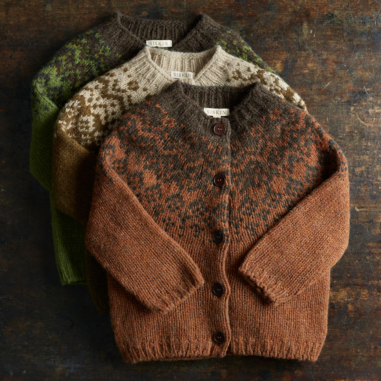 Fauna Cardigan - Lambswool - Juniper - Image 3