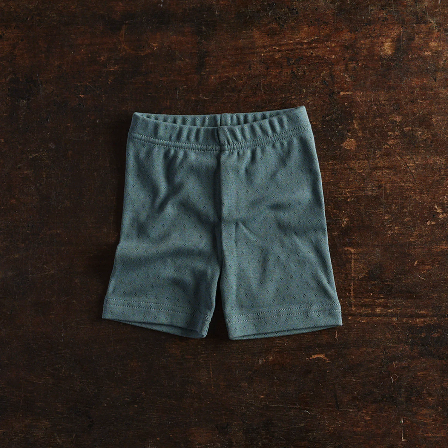 Iduna Shorts - Cotton Pointelle - Storm - Image 3