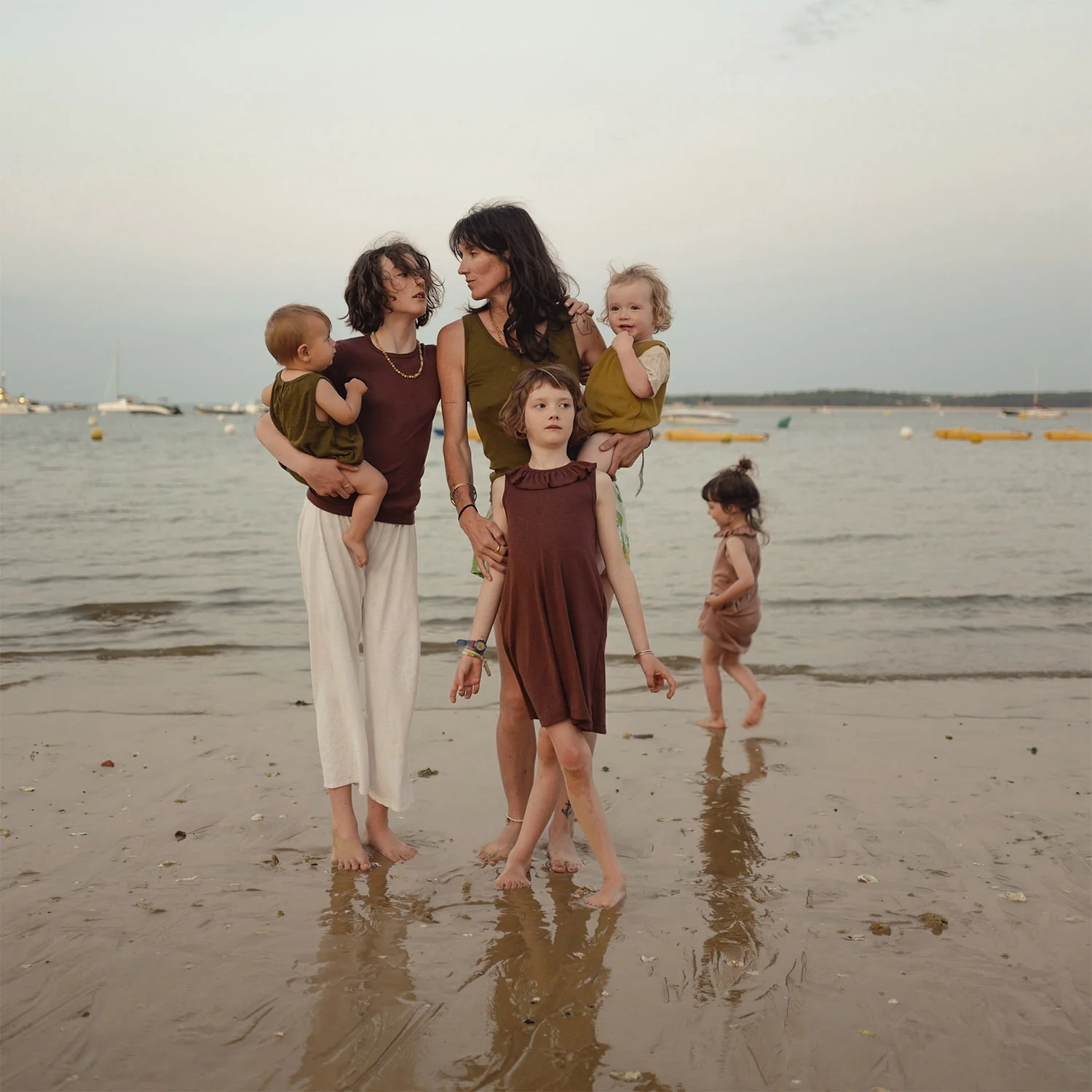 Keet Baby Romper - Merino Wool & Silk - Seaweed - Image 5