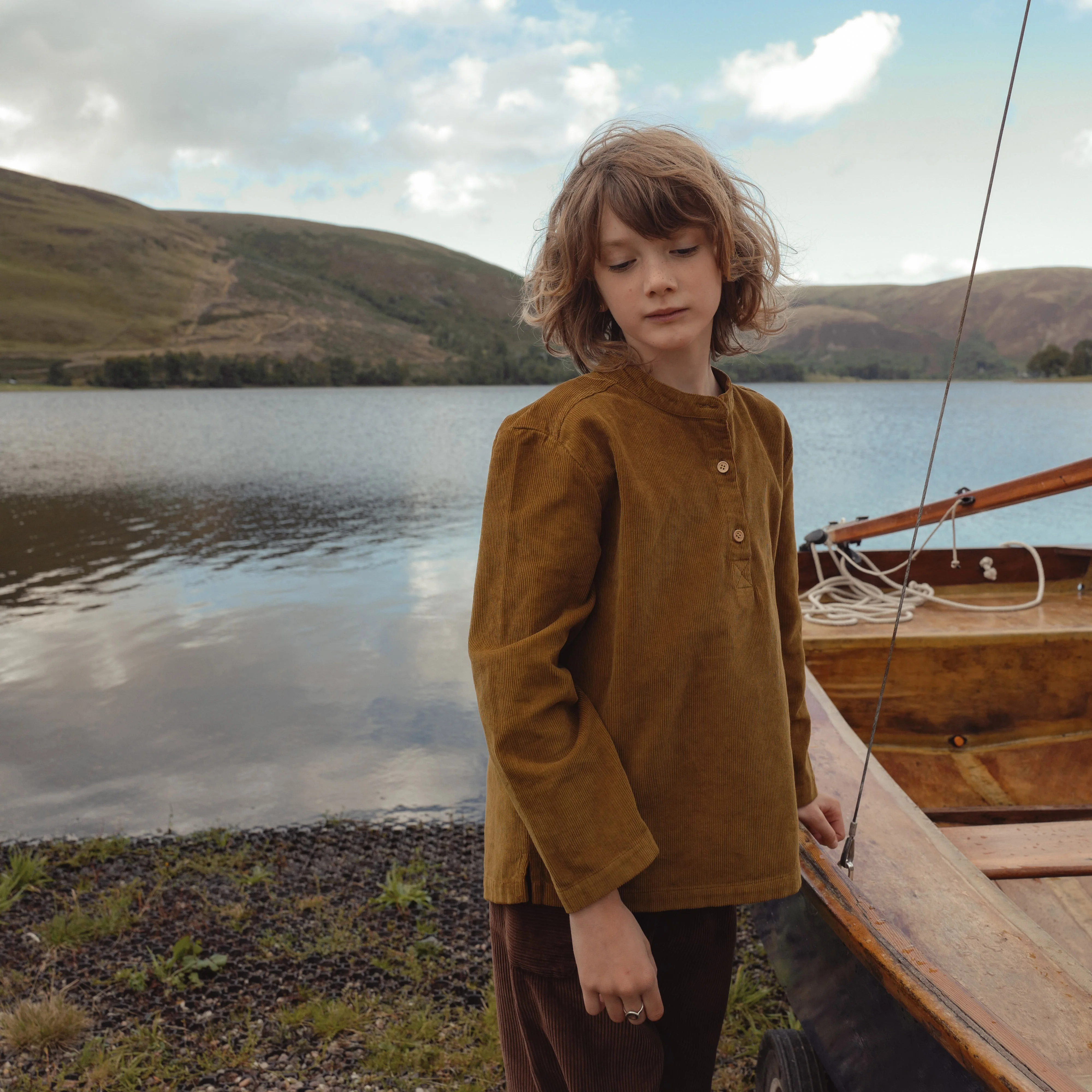 Larch Shirt - Cotton Corduroy - Copper - Image 4