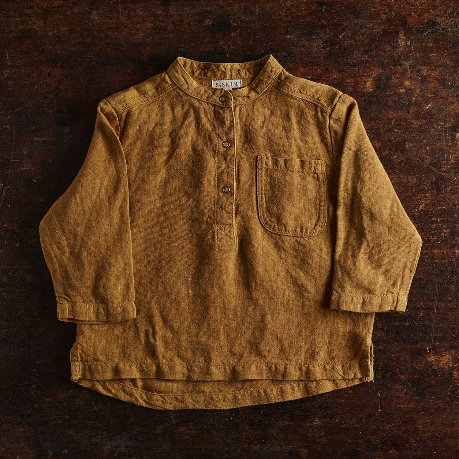 Larch shirt - Linen - Cumin - Image 3