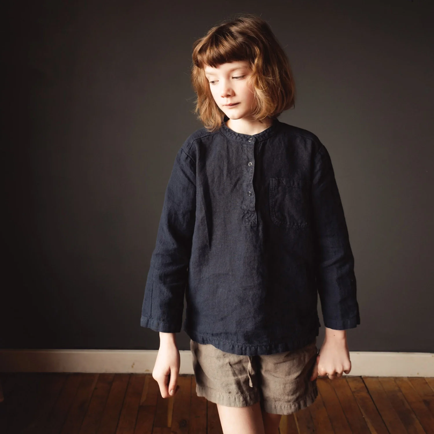 Larch Shirt - Linen - Midnight - Image 3