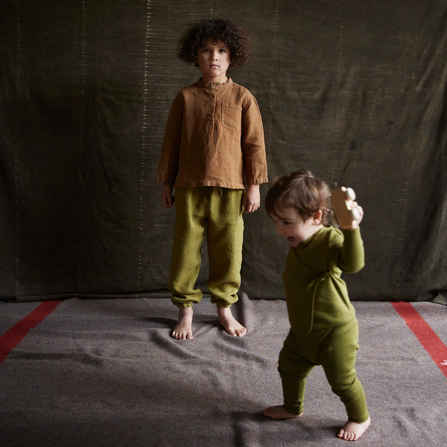 Linden Trousers - Linen - Olive - Image 7