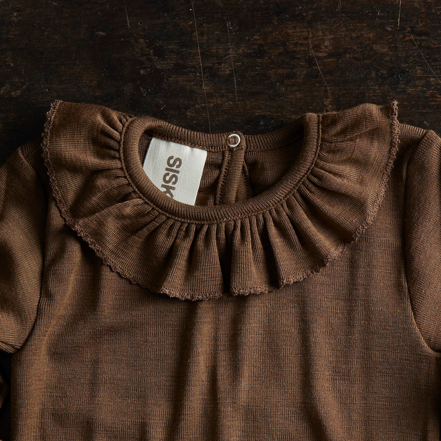 Wren Top - Merino Wool & Silk - Almond - Image 3