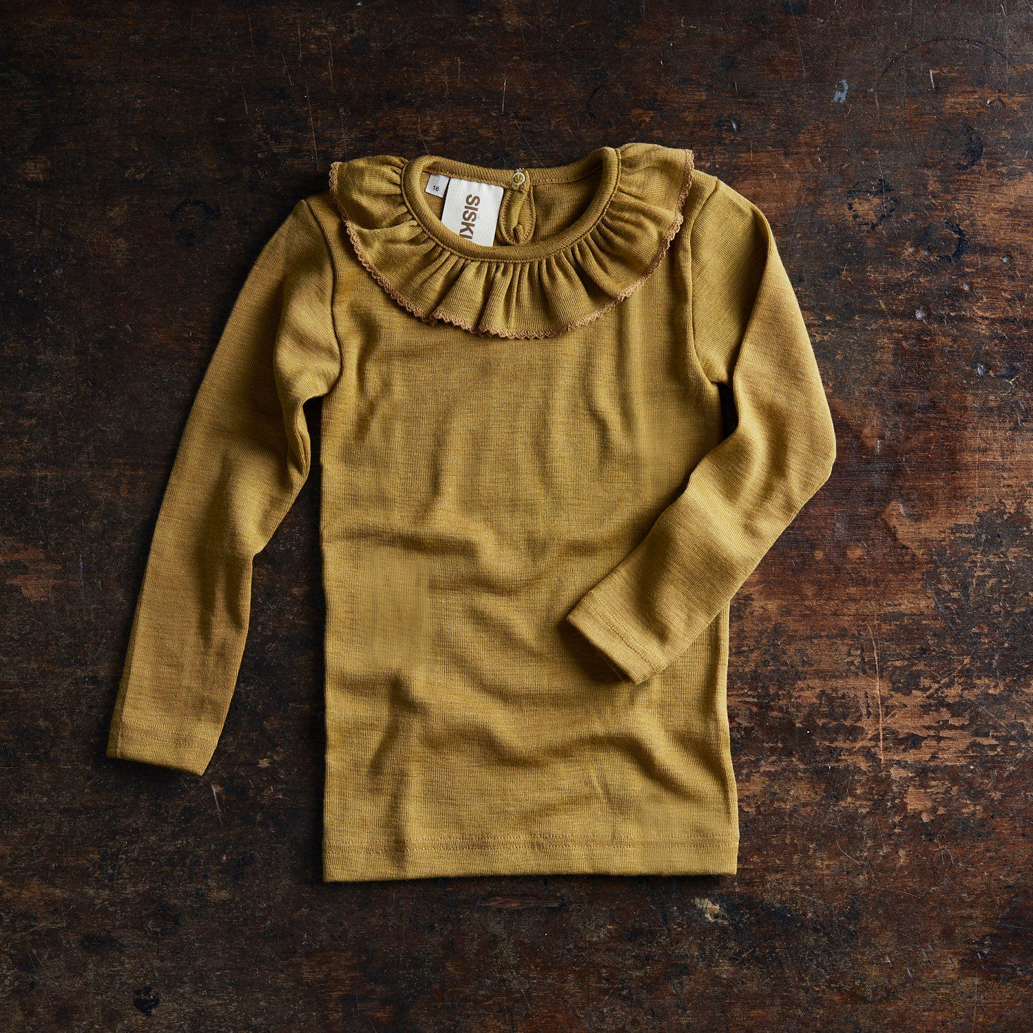 Wren Top - Merino Wool & Silk - Pistachio - Image 2