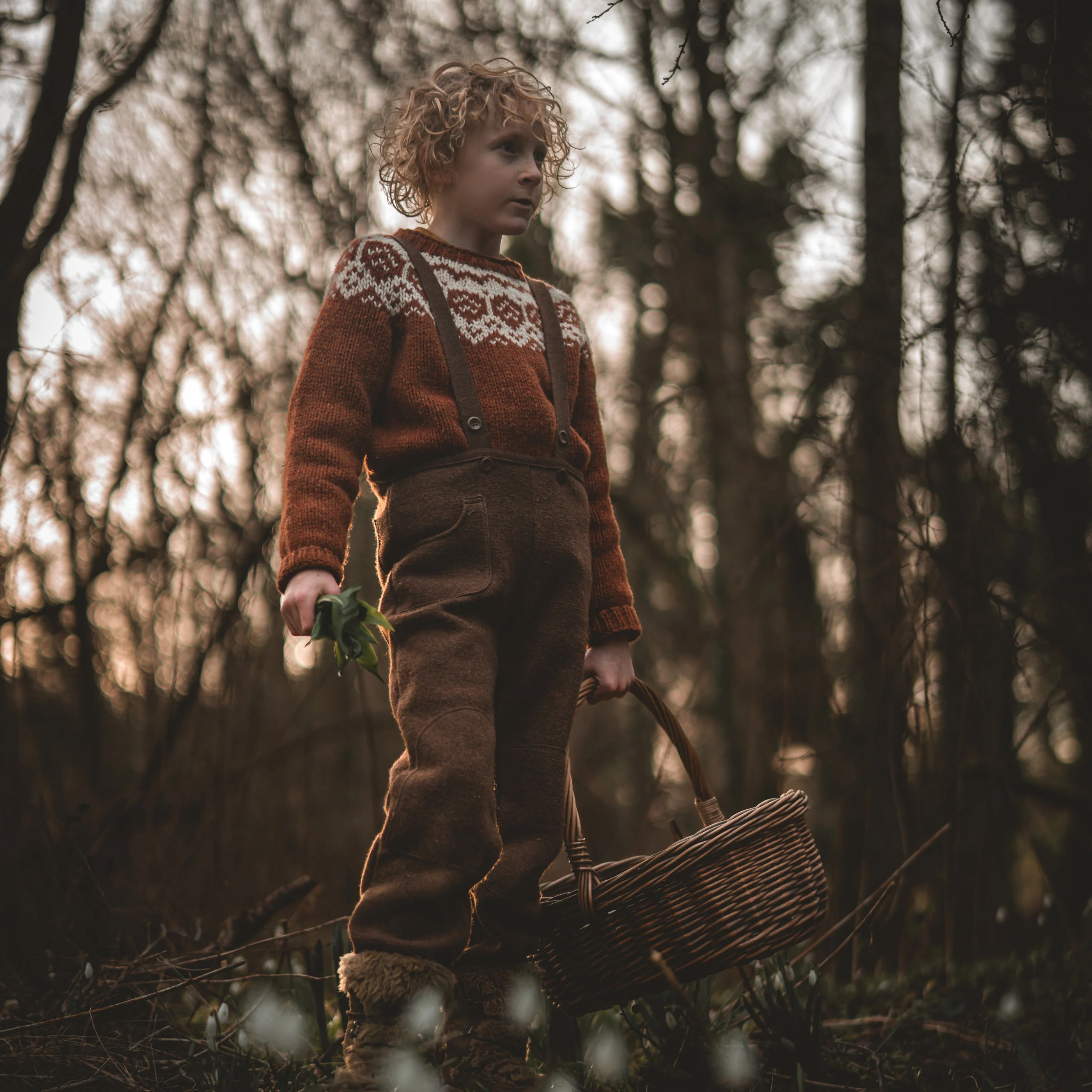 Norse Sweater - Donegal Wool - Cinnamon - Image 9