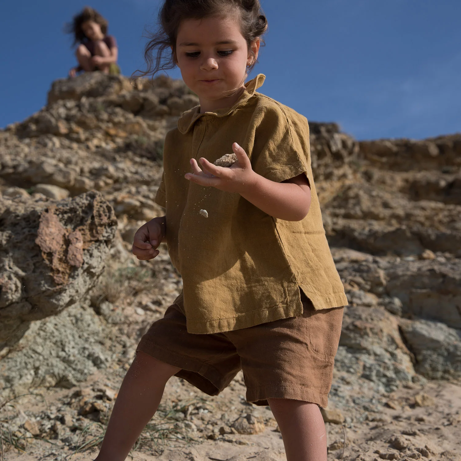 Rowan Shorts - Linen - Hazelnut - Image 7
