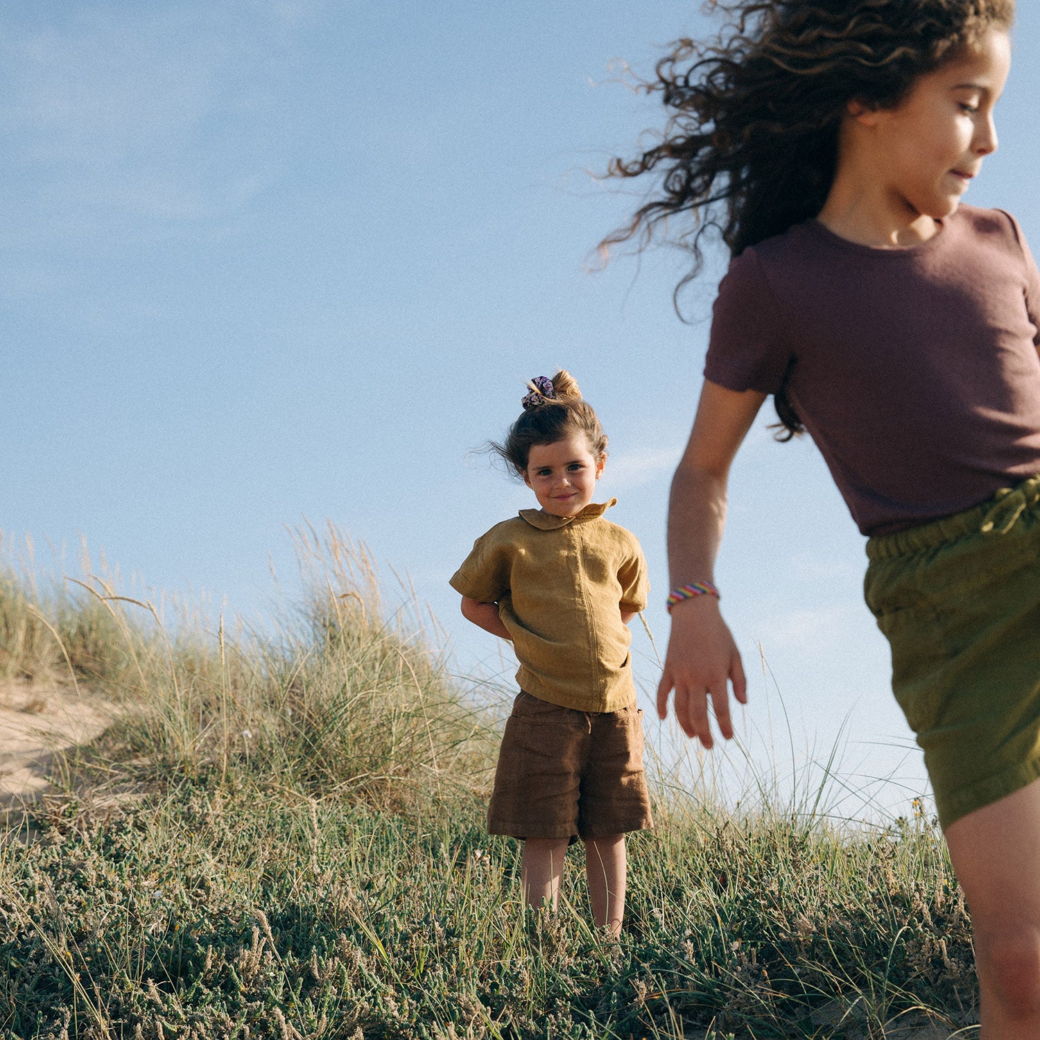 Rowan Shorts - Linen - Olive - Image 8