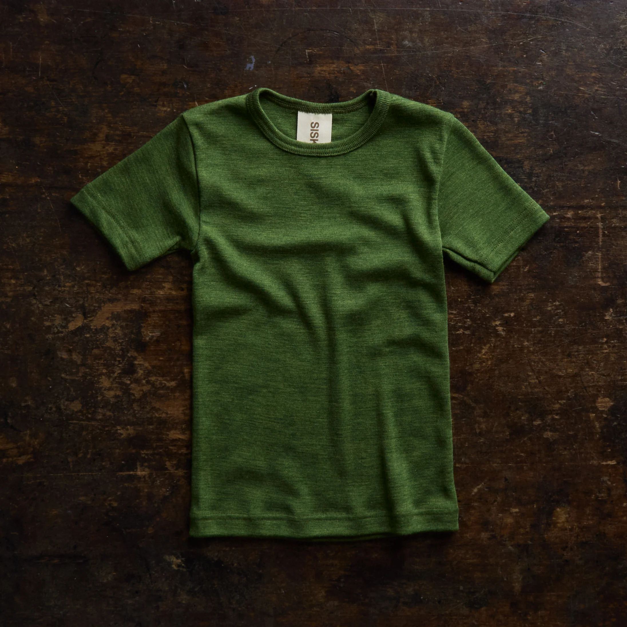 Smew Top - Merino Wool & Silk - Forest - Image 2