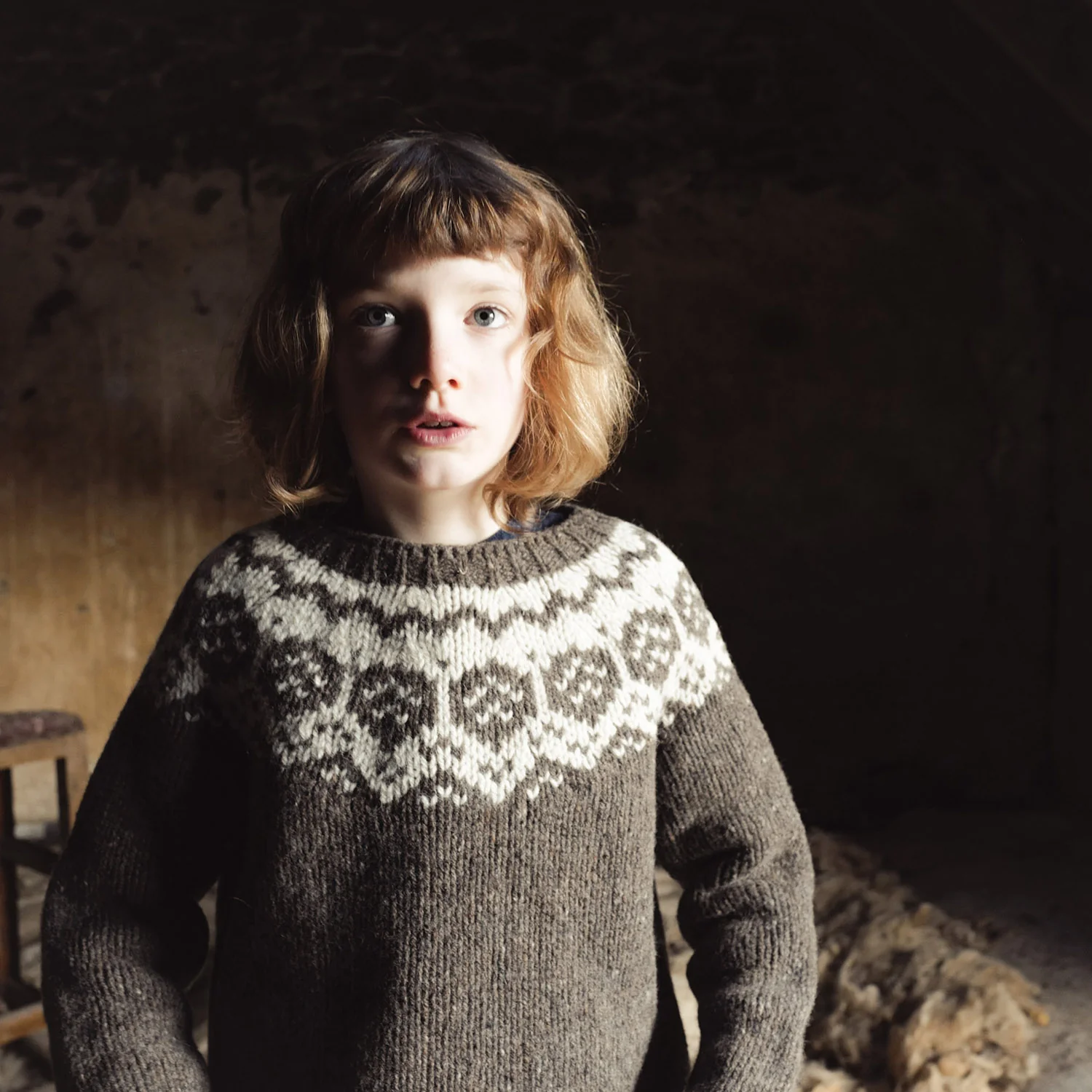 Norse Sweater - Donegal Wool - Granite - Image 7