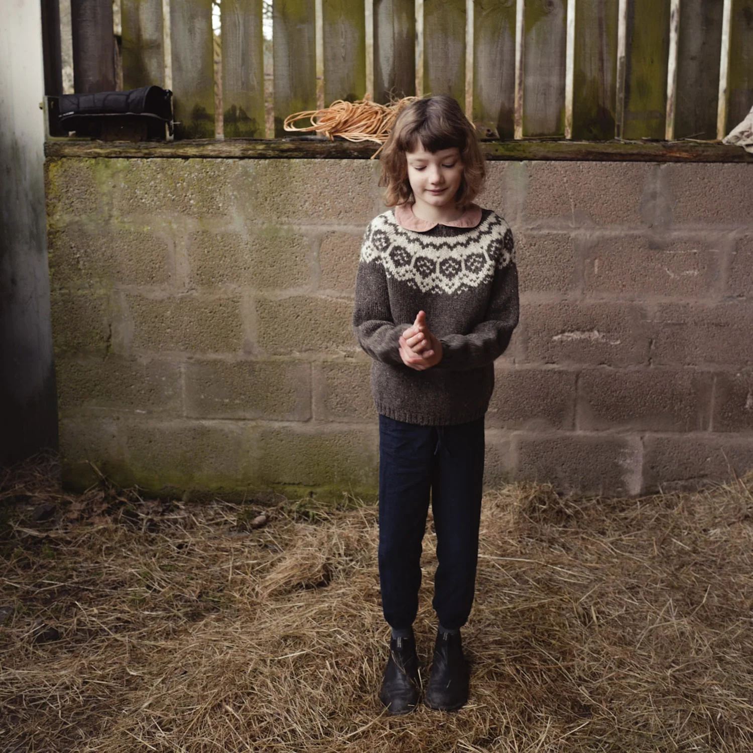 Norse Sweater - Donegal Wool - Granite - Image 9