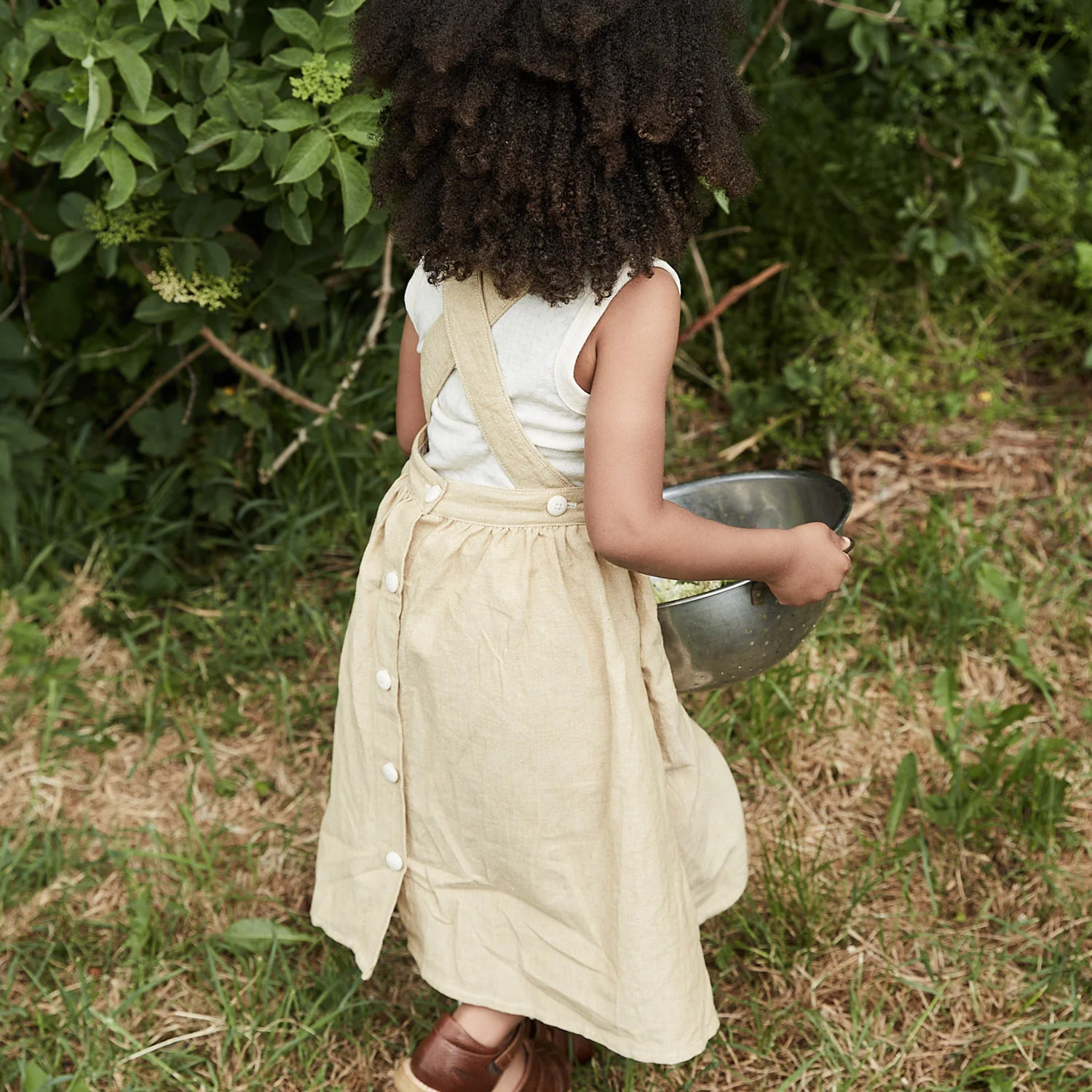 Merino Wool/Silk Pointelle Vest - Pearl - Image 13