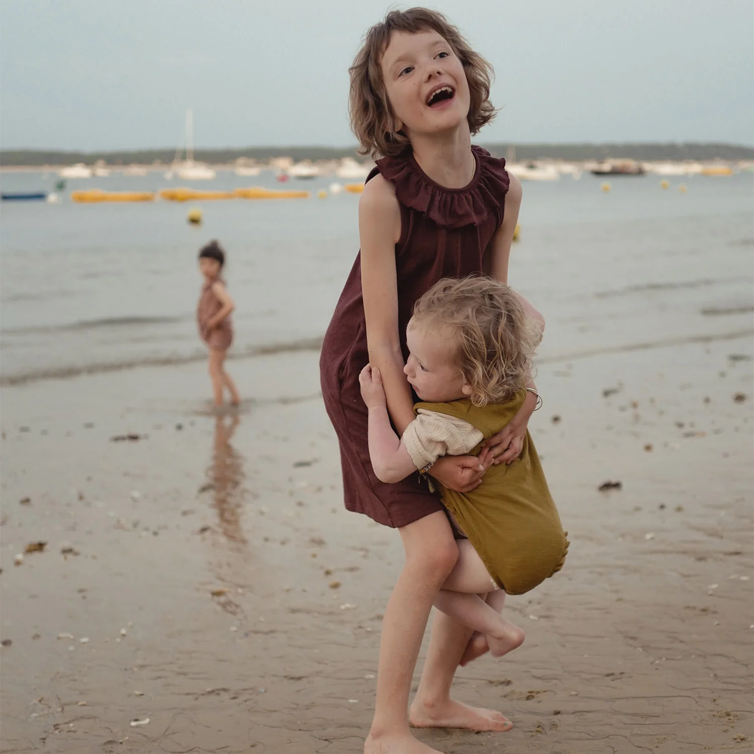 Wren Dress - Merino Wool & Silk - Fig - Image 5