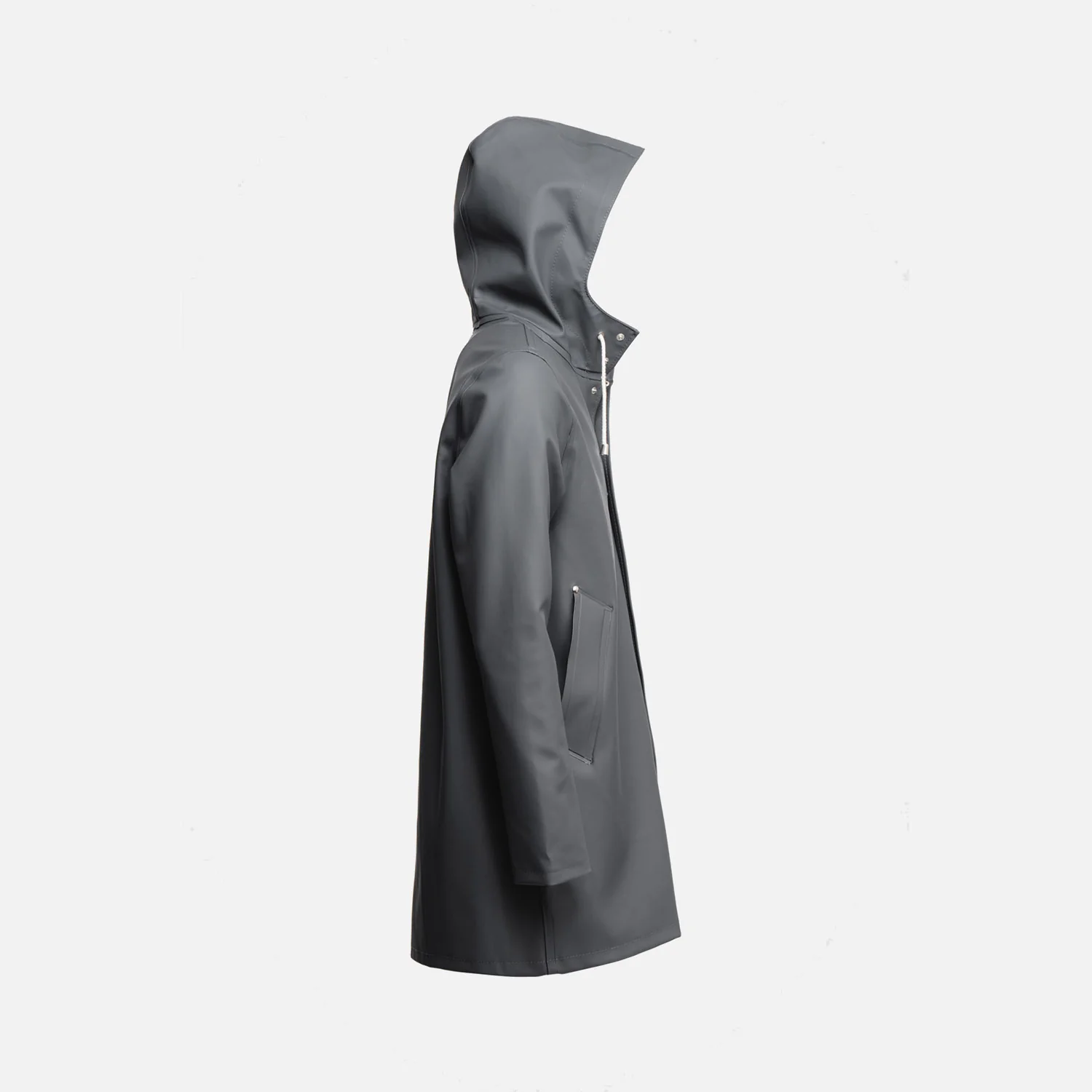Adults Classic Stockholm Raincoat - Charcoal - Image 2